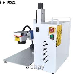 US STOCK 200W Fiber Laser Marking Machine Laser Metal Engraver Marker Engraving
