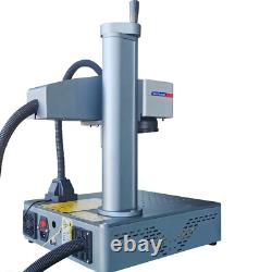 US STOCK 50W Fiber Laser Marking Machine Metal Steel Mark Engrave Logo Mark Cut