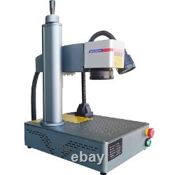 US STOCK 50W Fiber Laser Marking Machine Metal Steel Mark Engrave Logo Mark Cut