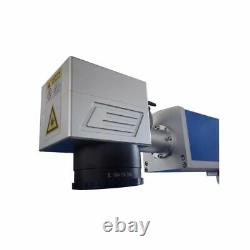 US Stock 20W Split Fiber Laser Marking Engraving Machine, Rotary Axis Include