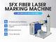 Us Stock 30w Jpt Fiber Laser Engraver Marker Laser Marking Machine 80mm Rotary
