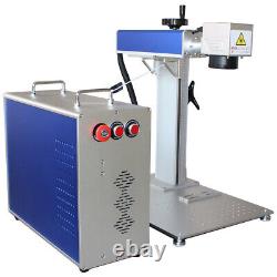 US Stock 30W Split Fiber Laser Marking Machine with Ratory Axis and Raycus Laser