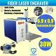 Us Stock 30w Split Fiber Laser Marking Machine With Rotary Axis For Guns / Rings