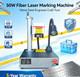 Us Stock 50w Desktop Fiber Laser Engraver Kit Metal Photo Jewelry Marking Cutter