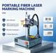 Us Stock 50w Fiber Laser Engraving Cutting Metal Logo Photo Jewelry Marking Fda