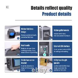 US Stock 50W Handheld Fiber Laser Engraver Laser Marking Machine with 100mm Lens