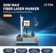 Us Stock 50w Max Fiber Laser Marking Machine Jewelry Metal Ring Stainless Steel