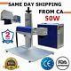 Us Stock 50w Split Fiber Laser Marking Machine Engraving Machine Rotary Axis Fda