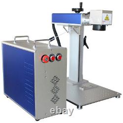 US Stock 50W Split Fiber Laser Marking Machine with Ratory Axis for Guns/Jewelry