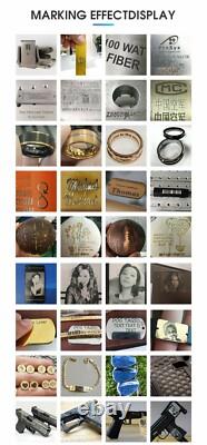 US Stock 60W JPT MOPA M7 Laser Engraver Machine Fiber Laser Marker D80 Rotary