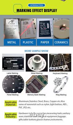 US Stock 60W MOPA JPT M7 Fiber Laser Marking Machine Laser Engraver with Rotary