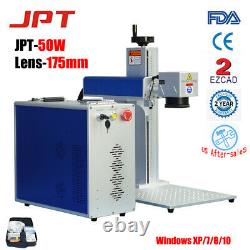 US Stock JPT 50W Split Fiber Laser Marking Machine 50W Metal Engraver Lens 175mm