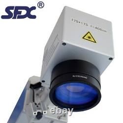 US Stock SFX Fiber Laser Marking Machine 50W JPT 175X175mm Lens 80mm Rotary Axis