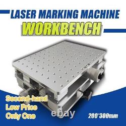 US Stock Second-hand 2 Axis Workbench For Fiber Laser Engraver Marking 220300mm
