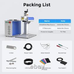Ultrarayc 50W Fiber Laser Marking Machine Laser Engraver for Metal DIY US Stock