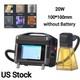 Used 20w Fiber Laser Engraver Marking Machine Handheld Us Stock With 100mm Lens