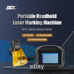 Used 20W Fiber Laser Engraver Marking Machine Handheld US Stock with 100mm Lens