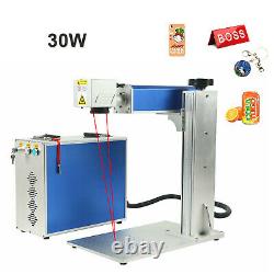 Used 30W Fiber Laser Marking Machine Engraving Steel engraver High Precision