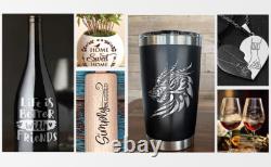 VEVOR 20W 30W 50W Raycus Fiber Laser Metal Marking Machine Rotary Axis