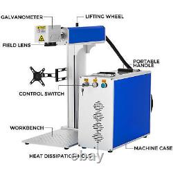 VEVOR 20W 6X6 Fiber Laser Marking Machine Metal Engraver Lightburn Tool