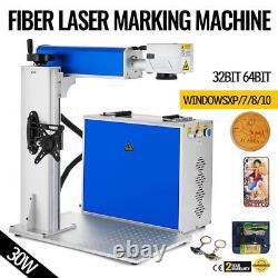 VEVOR 20W Fiber Laser Marking Machine Metal Engraver with Lightburn 6X6