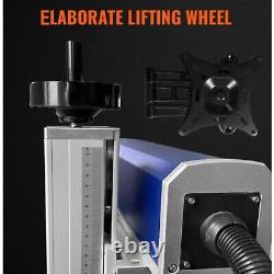 VEVOR 30W Fiber Laser Marking Machine Metal Engraver 6X6 LightBurn withRotary Axis