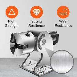VEVOR 30W Fiber Laser Marking Machine Metal Engraver 6X6 LightBurn withRotary Axis