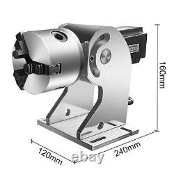 VEVOR 30W Fiber Laser Marking Machine Metal Engraver 6X6 LightBurn withRotary Axis
