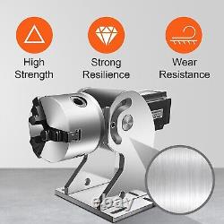 VEVOR 30W Fiber Laser Marking Machine Metal Engraver 6x6 EZCAD2 with Rotary Axis