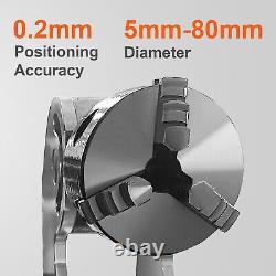 VEVOR 30W Fiber Laser Marking Machine Metal Engraver 6x6 EZCAD2 with Rotary Axis