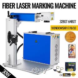 VEVOR 30W Fiber Laser Marking Machine Metal Engraver Marker 6X6 EzCad2 LightBurn