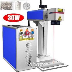 VEVOR 30W Fiber Laser Marking Machine Ring Optical Metal Engraver Lightburn 6X6