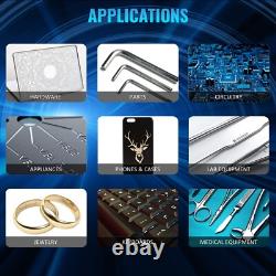 VEVOR 30W Fiber Laser Marking Metal Engraver Machine LightBurn with Rotary Axiss