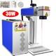 Vevor 30w Portable Fiber Laser Marking Machines Metal Jewelry Engraver 6x6