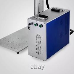 VEVOR 50W 8x8 Fiber Laser Marking Machine Metal Engraver Marker With Rotary Axis