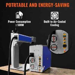 VEVOR 50W Fiber Laser Marking Machine Metal Engraver Engraving Too 7.9x7.9in
