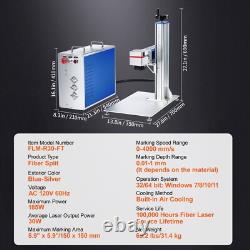 VEVOR Fiber Laser Marking Machine 30W LightBurn Compatible Fiber Laser Engraver