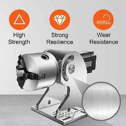 VEVOR Rotary Axis For Fiber Laser Marking Machine 3 Claws Rotary Axis 80mm Max
