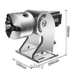 VEVOR Rotary Axis For Fiber Laser Marking Machine 3 Claws Rotary Axis 80mm Max
