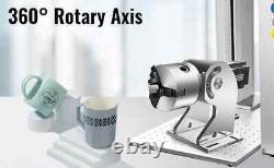 VEVOR Rotary Axis For Fiber Laser Marking Machine 3 Claws Rotary Axis 80mm Max