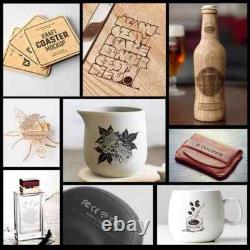 Wood Leather Bamboo Fiber Laser Marking Machine Laser Engraver Engraving